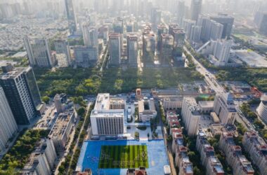BIM Architecture: Renovation and Expansion of Xi'an High Tech No.1 High School by Qu Peiqing Studio, China Northwest Architectural Design and Research Institute-BIM WORLD