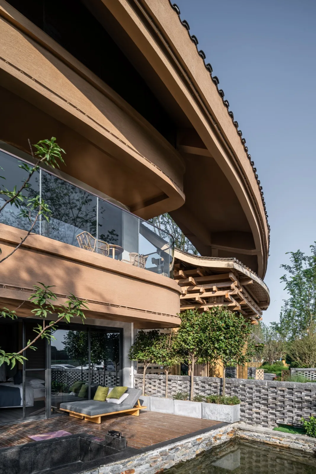BIM Architecture | Integration of Western Sichuan Architecture and Taoist Culture / Qingcheng Pushe Family Resort Hotel - 2023 Golden Panda Tianfu Creative Design Award Winner