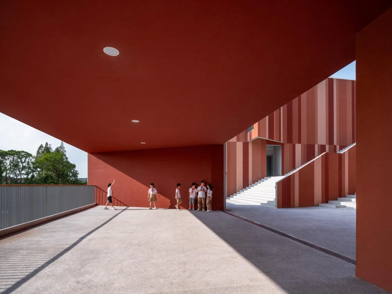 BIM Architecture | Fengpu Elementary School Campus of Fengxian District Education College Affiliated Experimental Primary School/No Sample Architecture Studio
