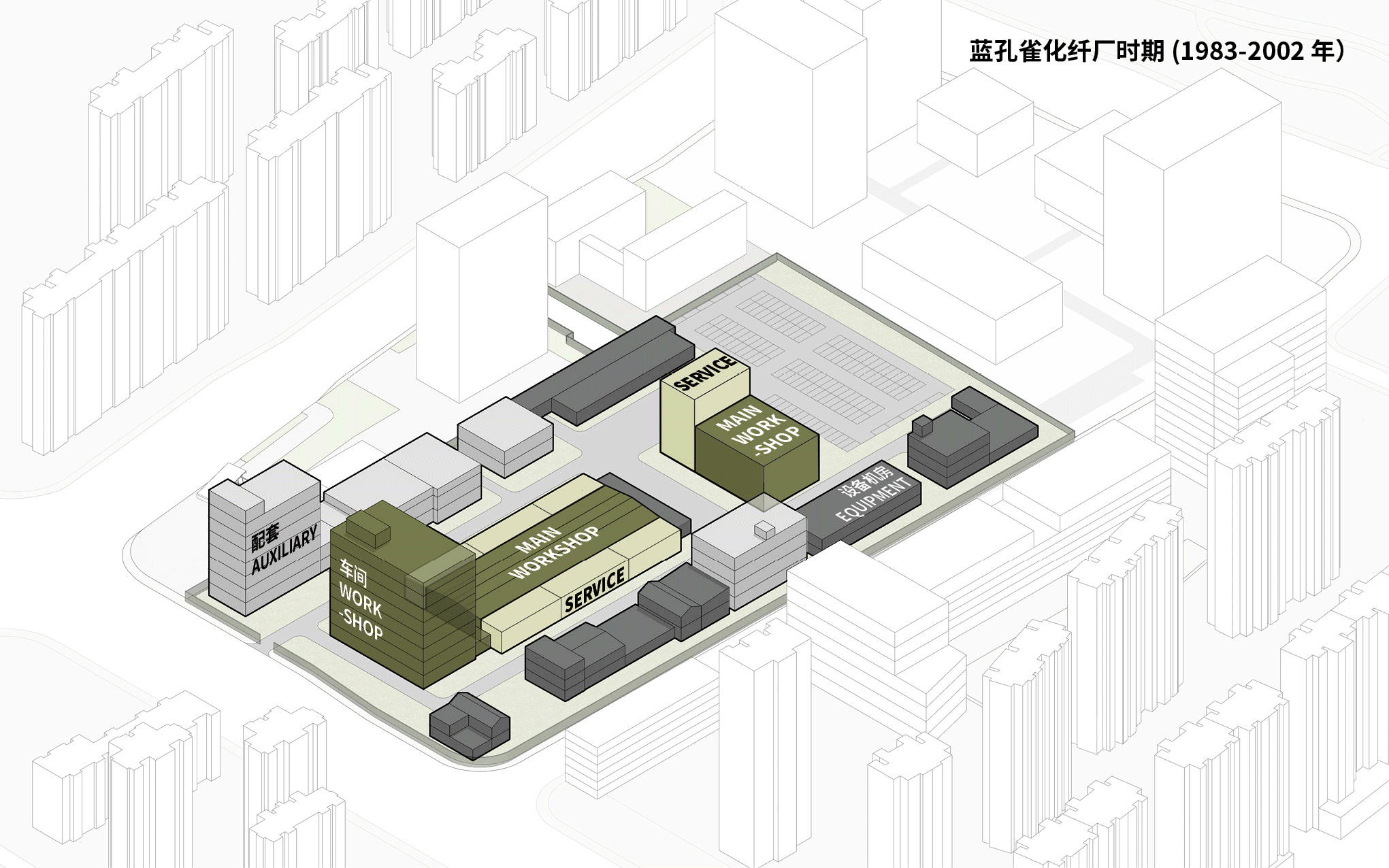 BIM Architecture | Jinbian City, Vitality Block: Hangzhou LOFT49 Industrial Heritage Renewal/Zhu Peidong Line+Architectural Firm