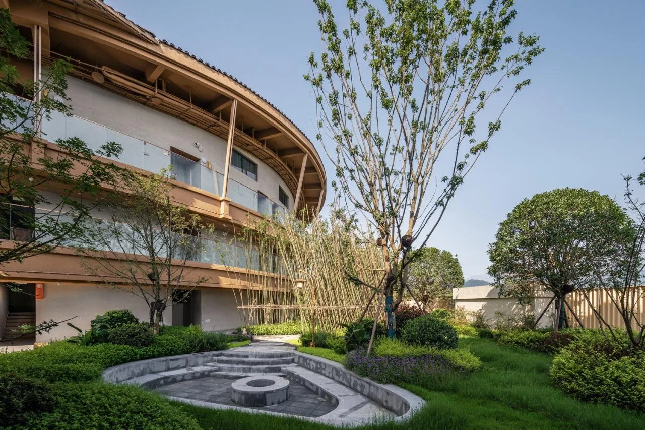 BIM Architecture | Integration of Western Sichuan Architecture and Taoist Culture / Qingcheng Pushe Family Resort Hotel - 2023 Golden Panda Tianfu Creative Design Award Winner