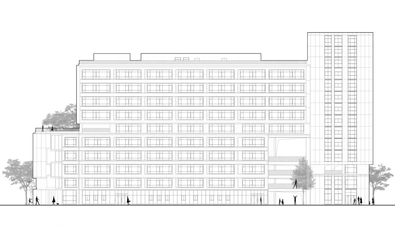 BIM Architecture | Renovation and Expansion of Xi'an High tech No.1 Middle School (High School Division)/Qu Peiqing Studio of China Northwest Architectural Design and Research Institute