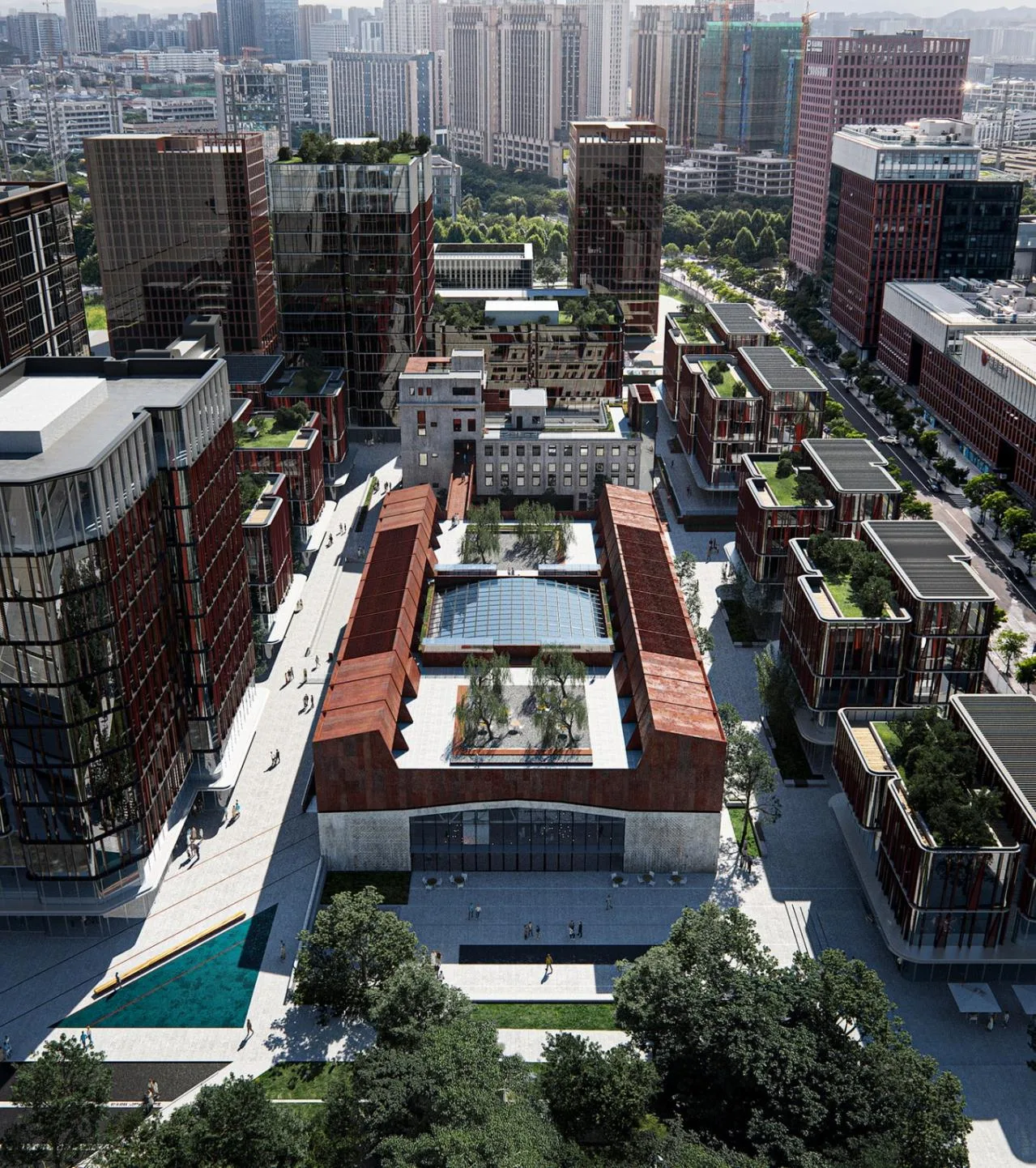 BIM Architecture | Jinbian City, Vitality Block: Hangzhou LOFT49 Industrial Heritage Renewal/Zhu Peidong Line+Architectural Firm