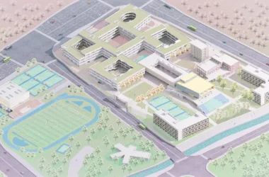 BIM Architecture at Gulin Vocational High School, Ningbo: A Timeless Design for Youth by ARCHIS-BIM WORLD