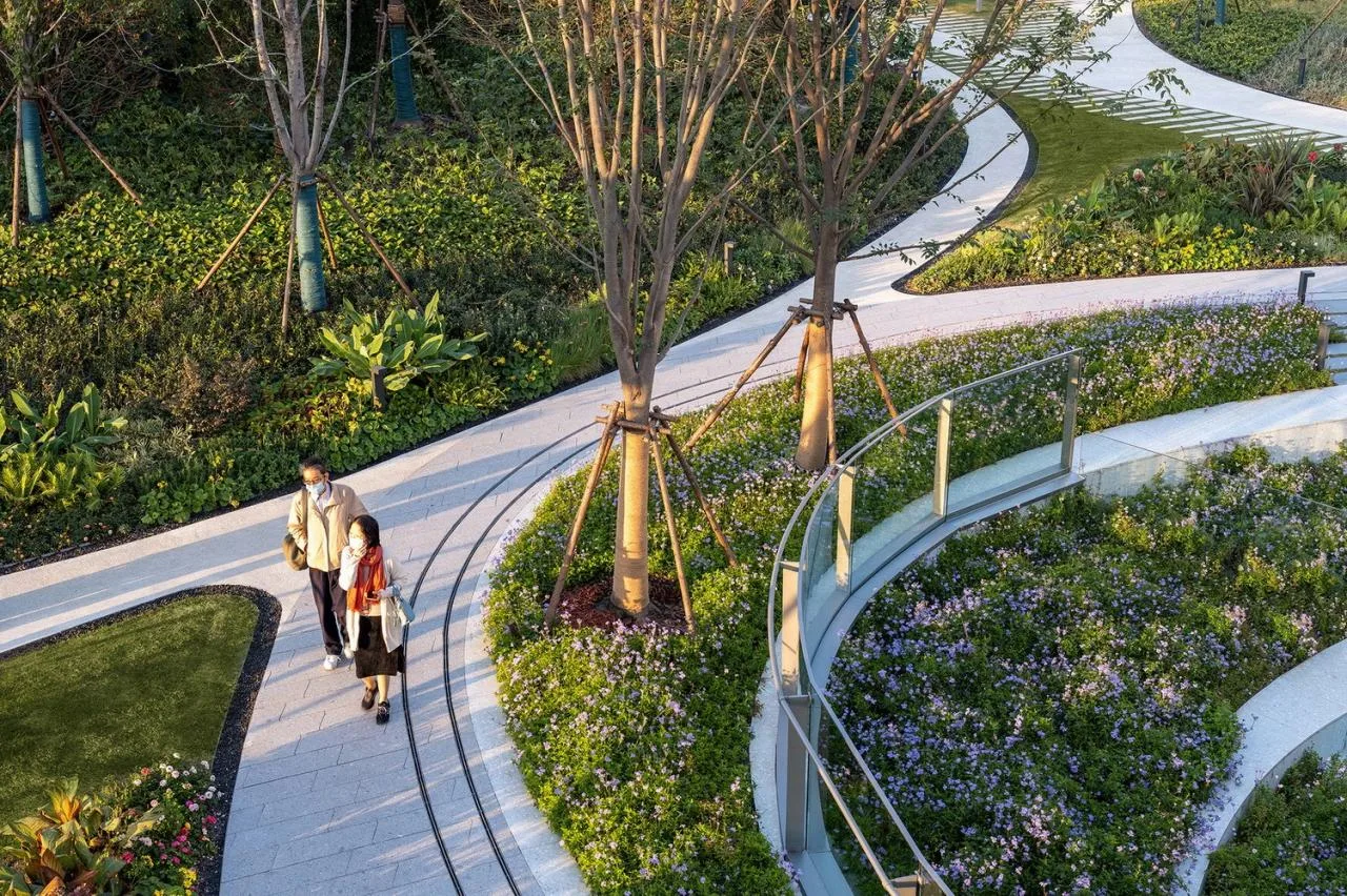 BIM Architecture | Shanghai Suhewan Wanda Plaza Landscape Design/Lab D+H