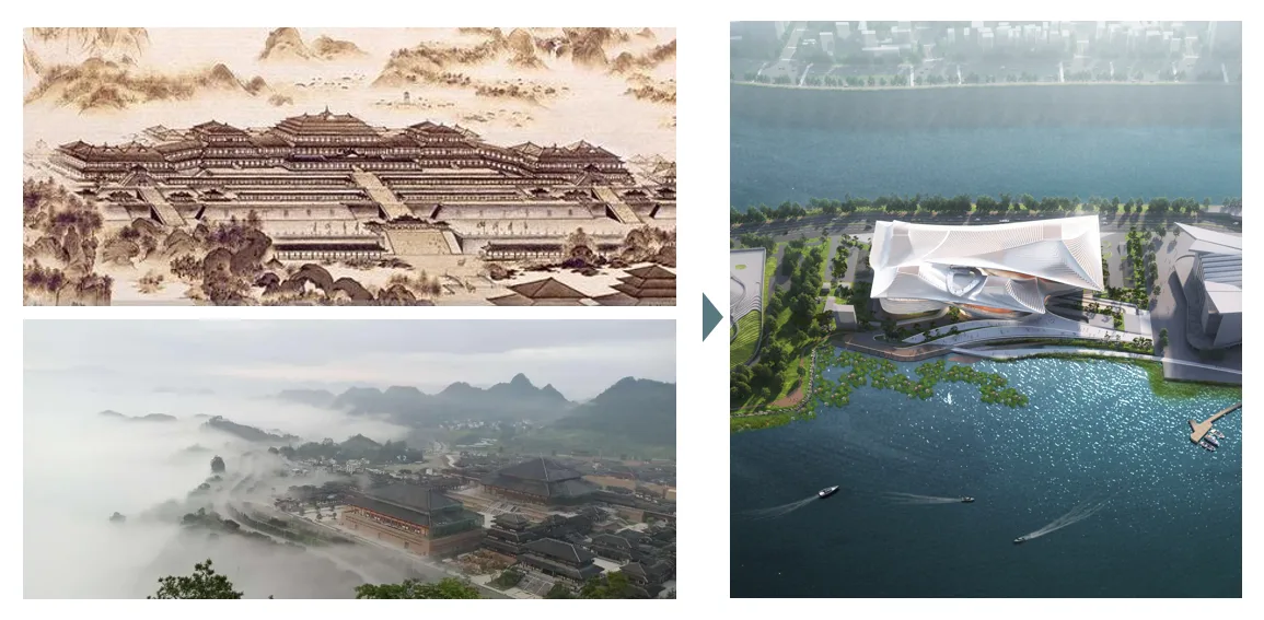 BIM Architecture | Wuhan Opera Center: Viewing Lake and River, Painting Landscape, Guqin Terrace Music, Encountering Garden/Weisiping Architectural Design