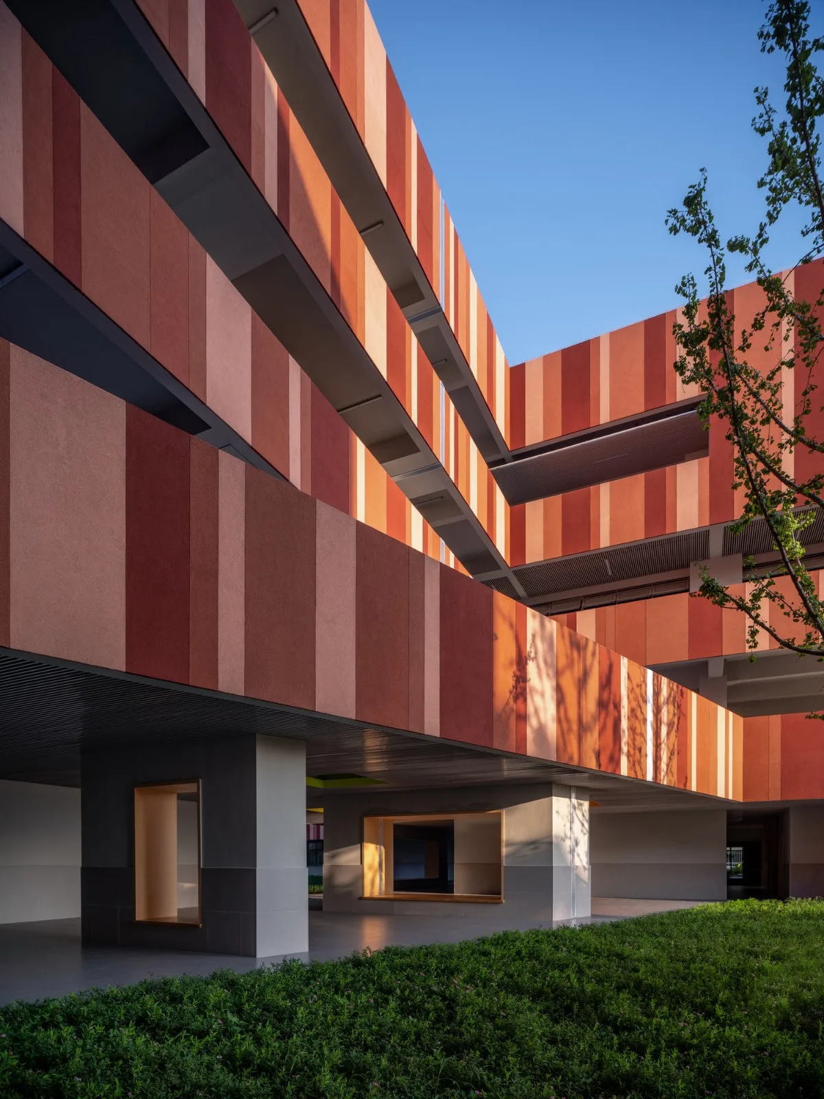 BIM Architecture | Fengpu Elementary School Campus of Fengxian District Education College Affiliated Experimental Primary School/No Sample Architecture Studio