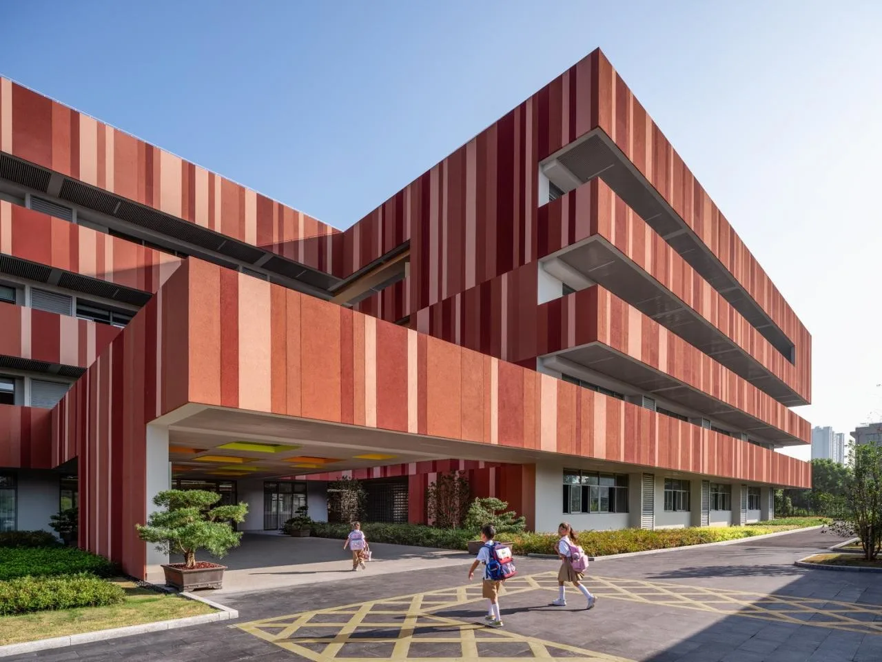 BIM Architecture | Fengpu Elementary School Campus of Fengxian District Education College Affiliated Experimental Primary School/No Sample Architecture Studio