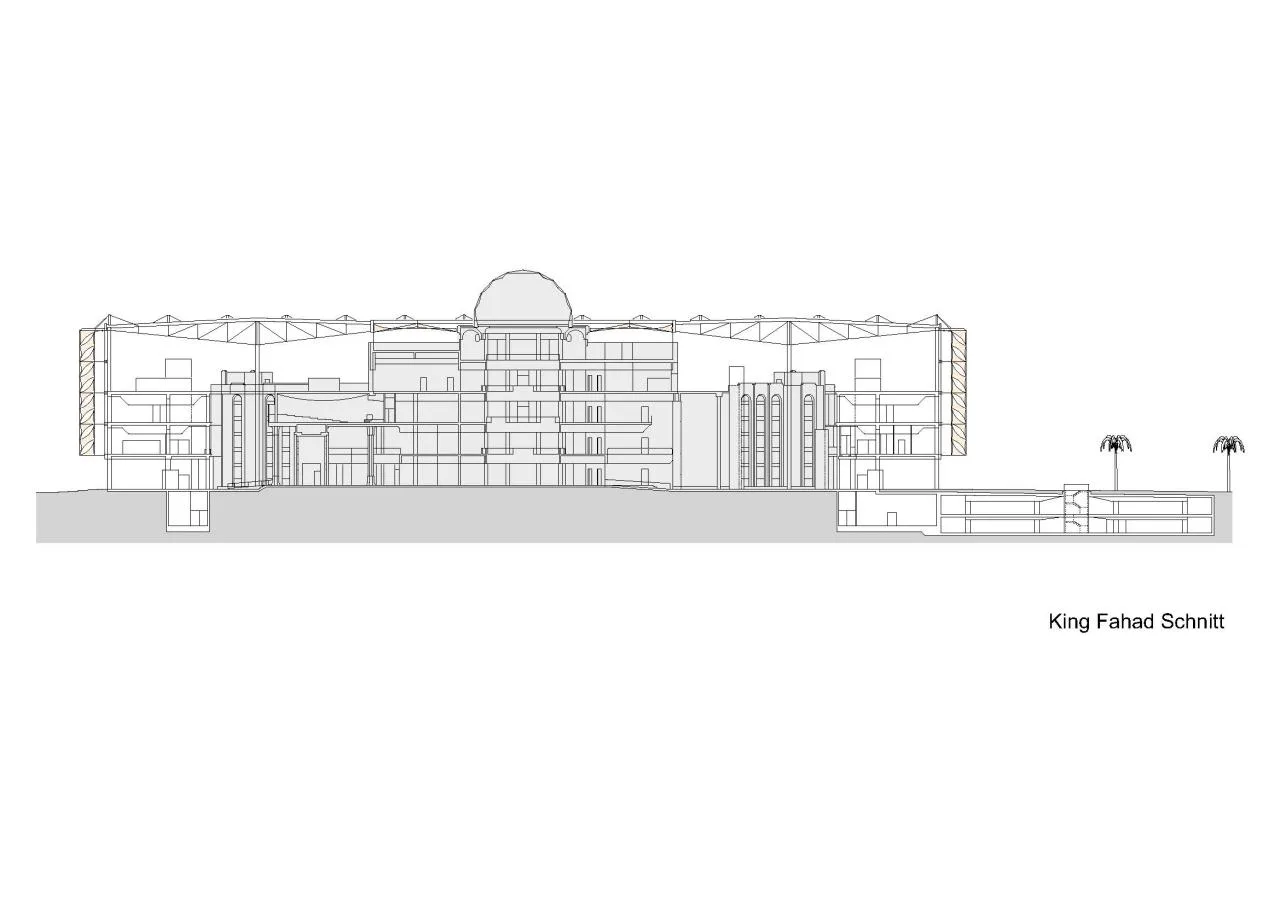 BIM Architecture | King Fahd Library in Saudi Arabia/Gabo Architectural Design Firm