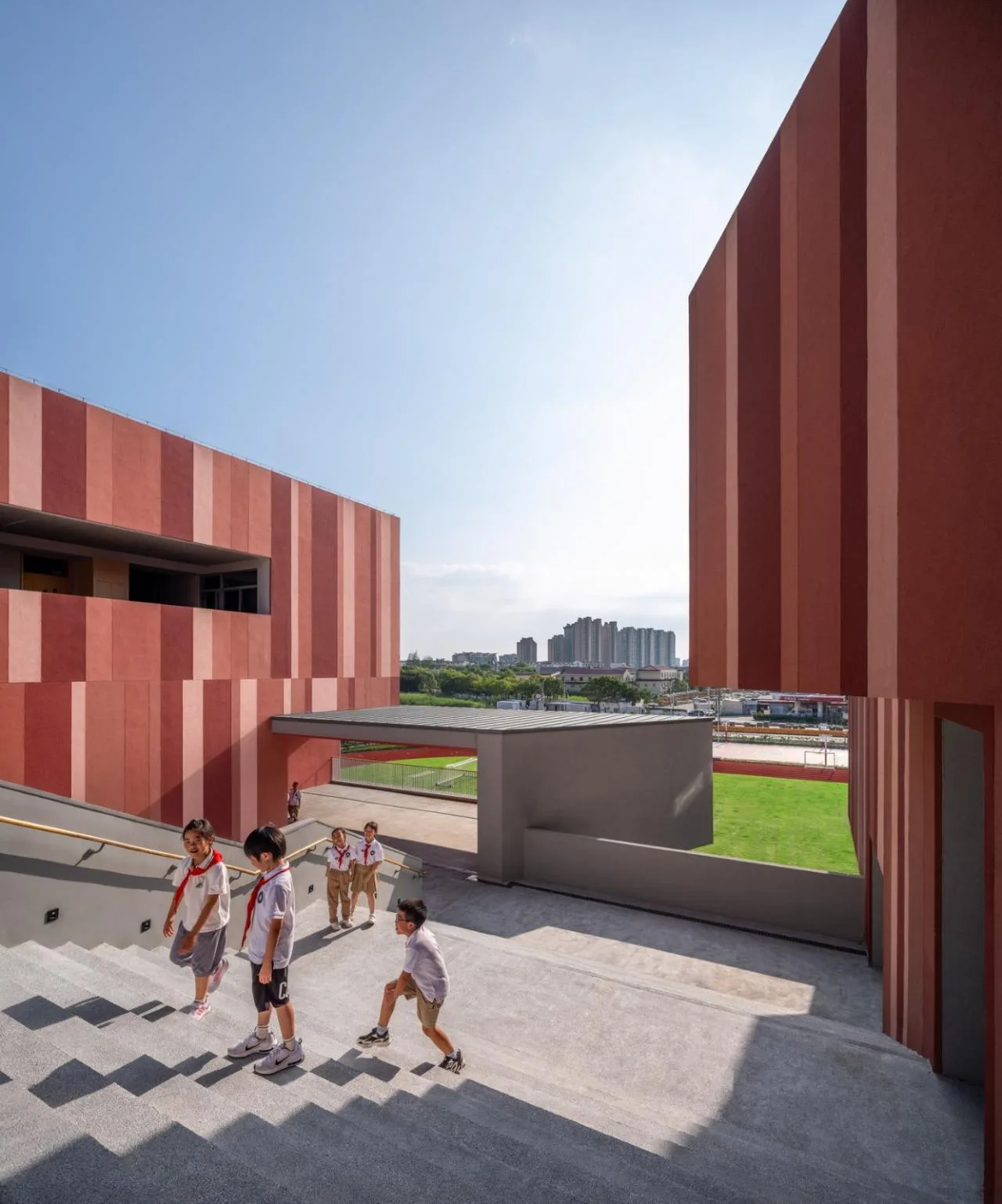 BIM Architecture | Fengpu Elementary School Campus of Fengxian District Education College Affiliated Experimental Primary School/No Sample Architecture Studio
