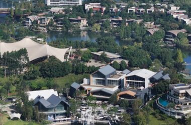BIM Architecture: Chengdu Tianfu Luhu Food Island Phase II and Adjacent Buildings-BIM WORLD