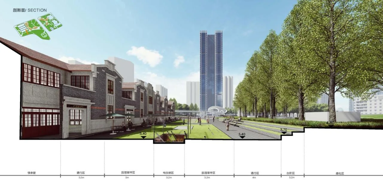 BIM Architecture | Shanghai Suhewan Wanda Plaza Landscape Design/Lab D+H