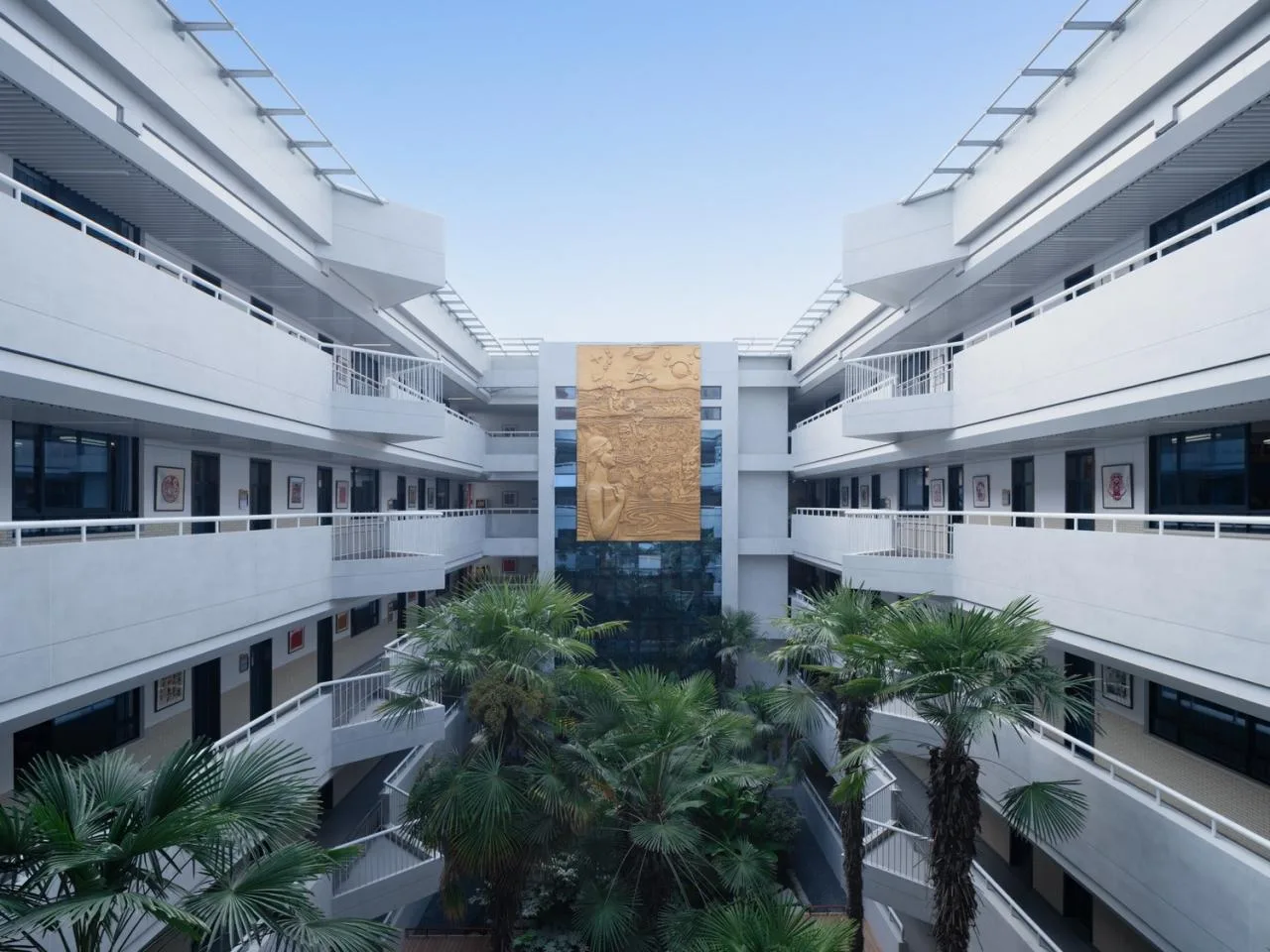 BIM Architecture | Renovation and Expansion of Xi'an High tech No.1 Middle School (High School Division)/Qu Peiqing Studio of China Northwest Architectural Design and Research Institute