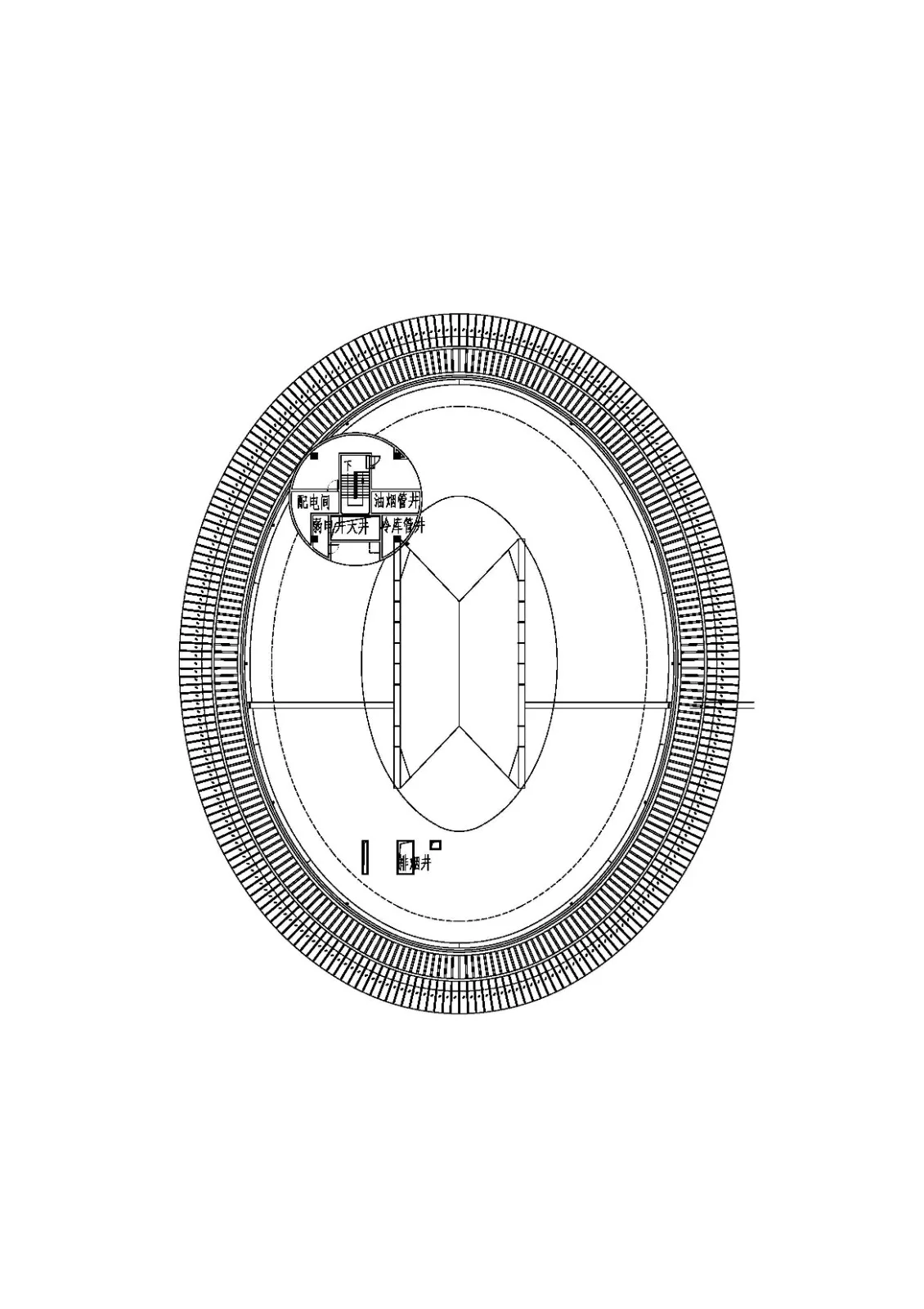 BIM Architecture | Xiamen University Xiang'an Campus Central Student Canteen (Siyuan Restaurant)/Xiamen University Architectural Design and Research Institute Co., Ltd. (AUAD)