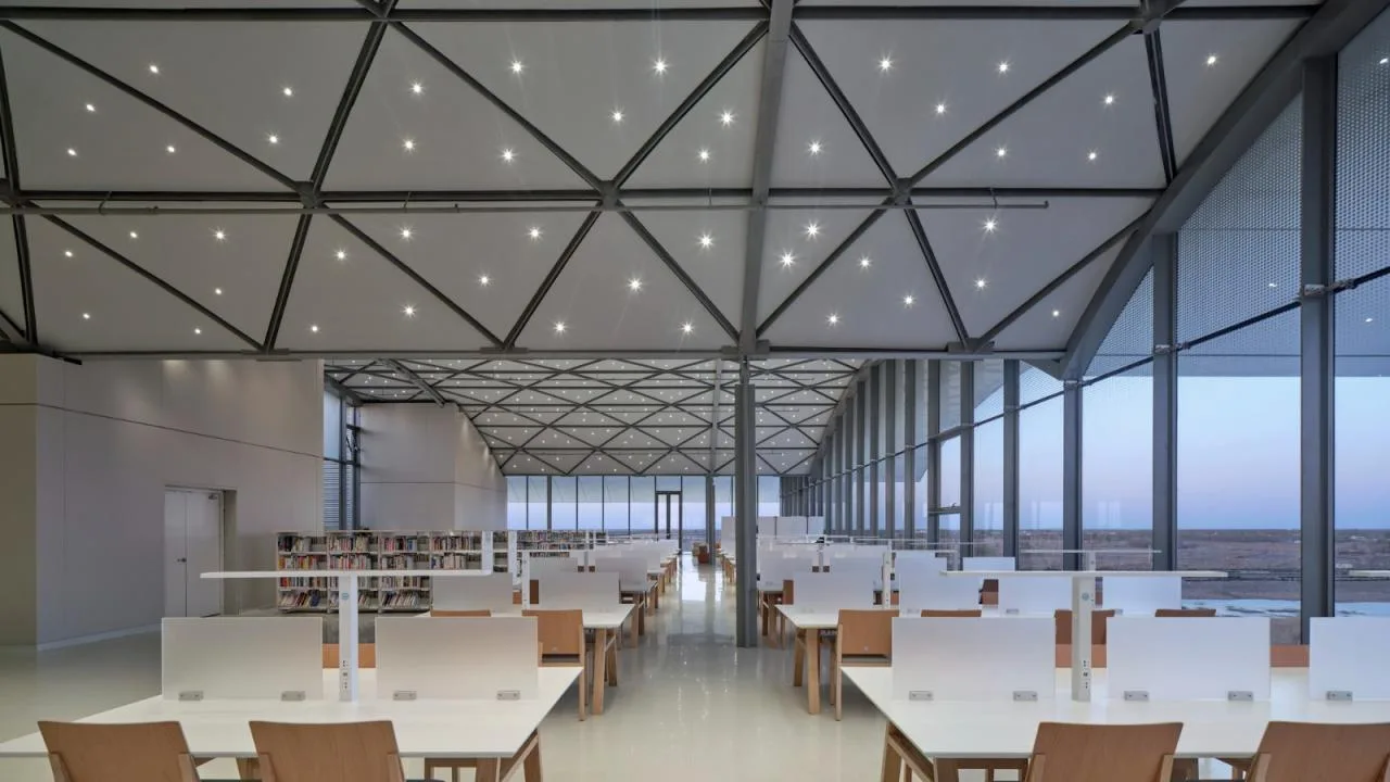 BIM Architecture | Civil Aviation University of China Ninghe Campus Library/Tongji Original Works Studio