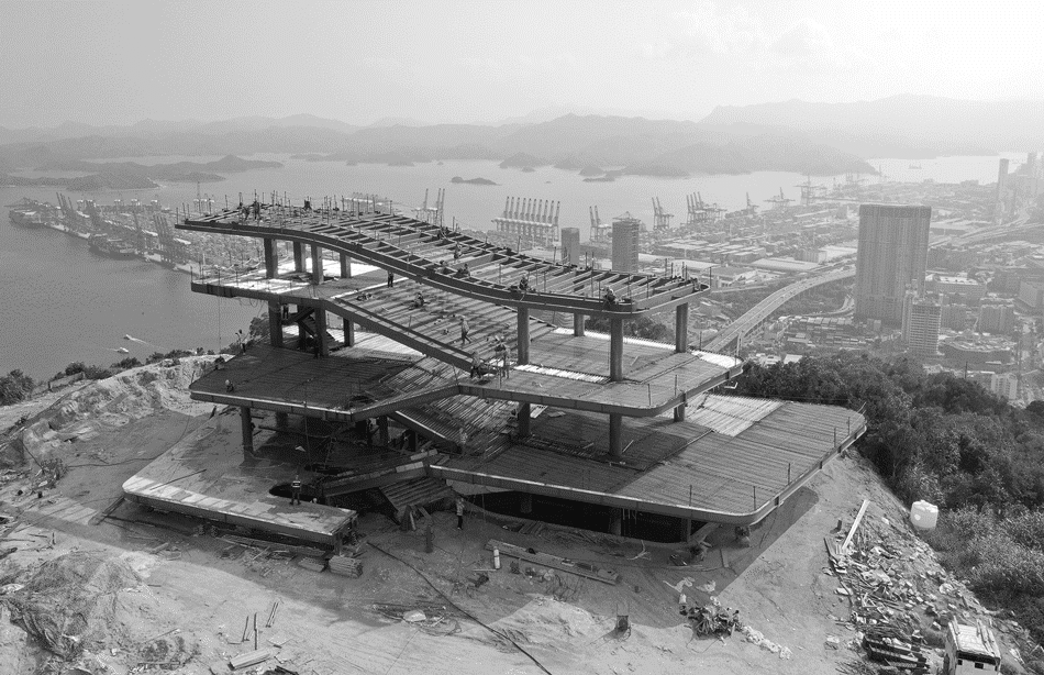 Construction process animation of Yunhai Station