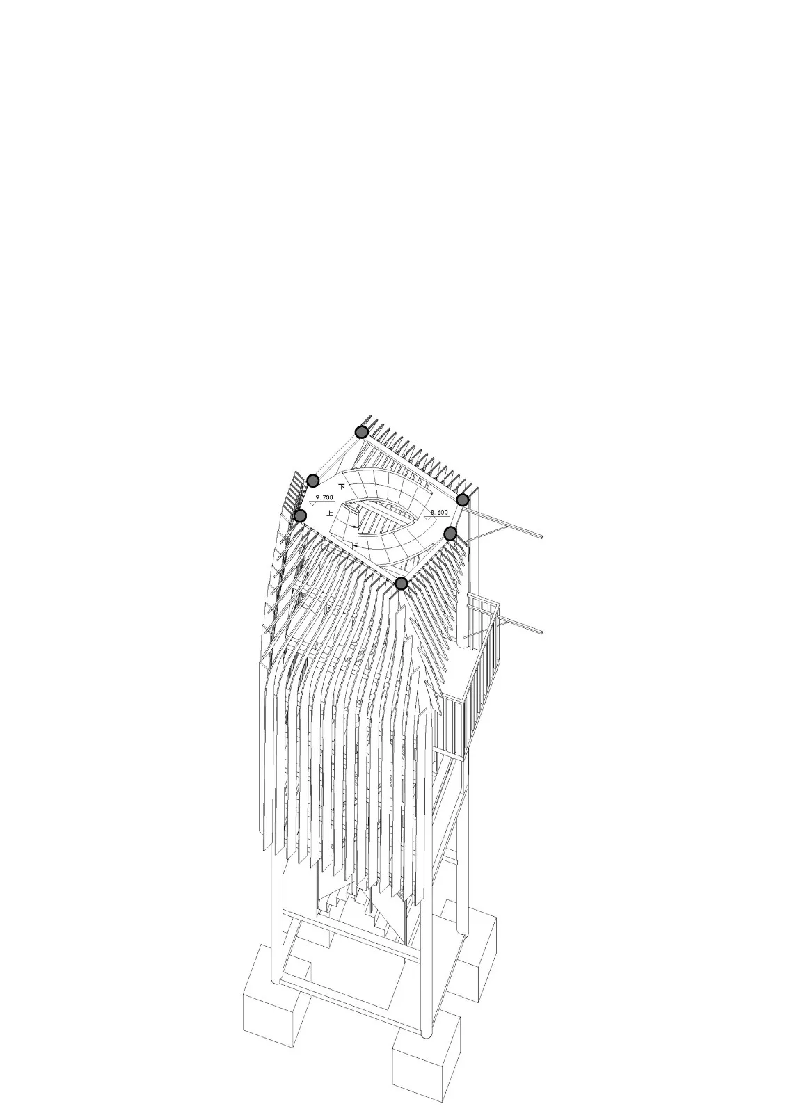BIM Architecture | Twisted Tower and Spiral Station, Ecological Infrastructure/HCCH Dust Collection Building in Shanghai's Offshore Environment