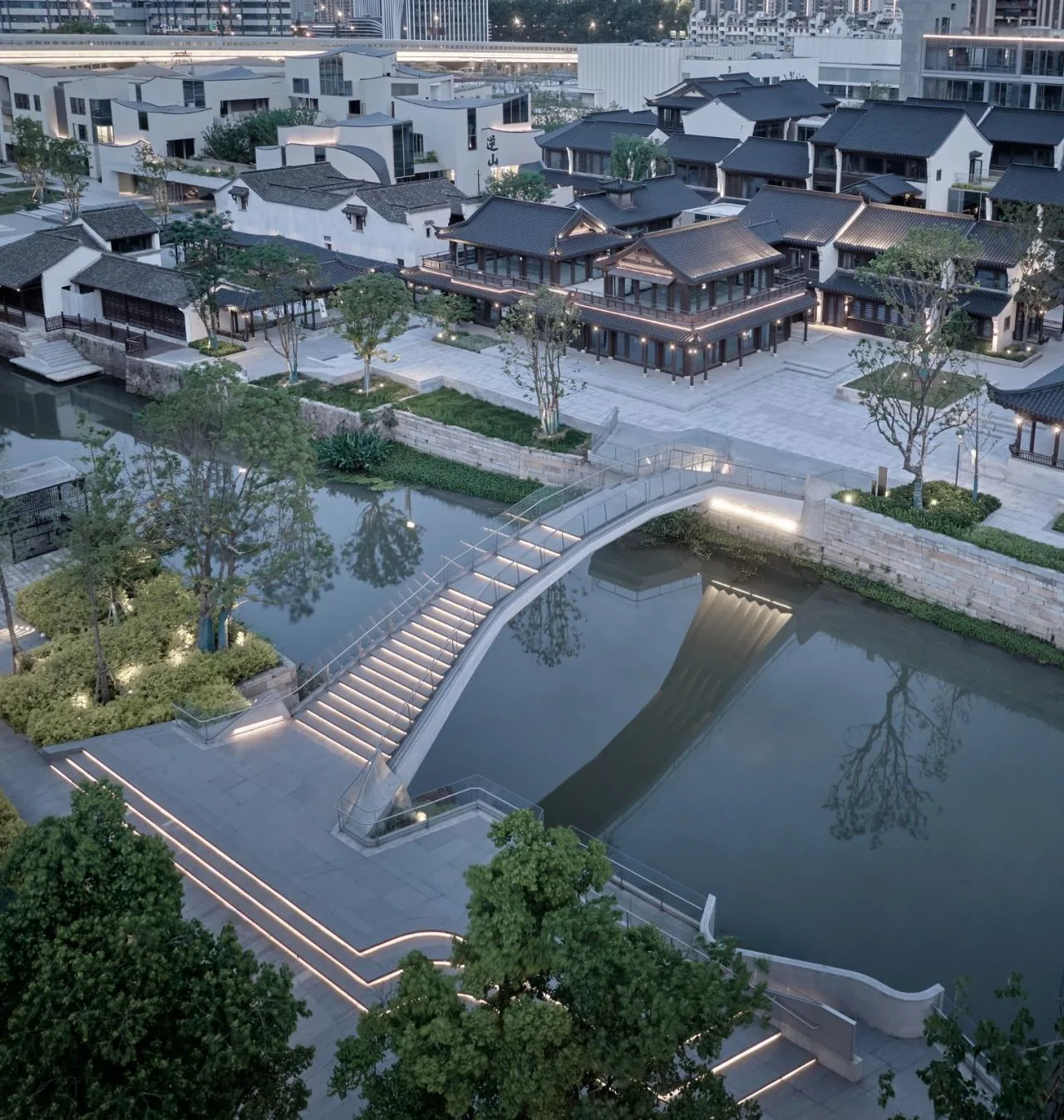 BIM Architecture | Xiangfu Bridge Traditional Style Block: Urban Revitalization and Block Revitalization/Goa Elephant Design