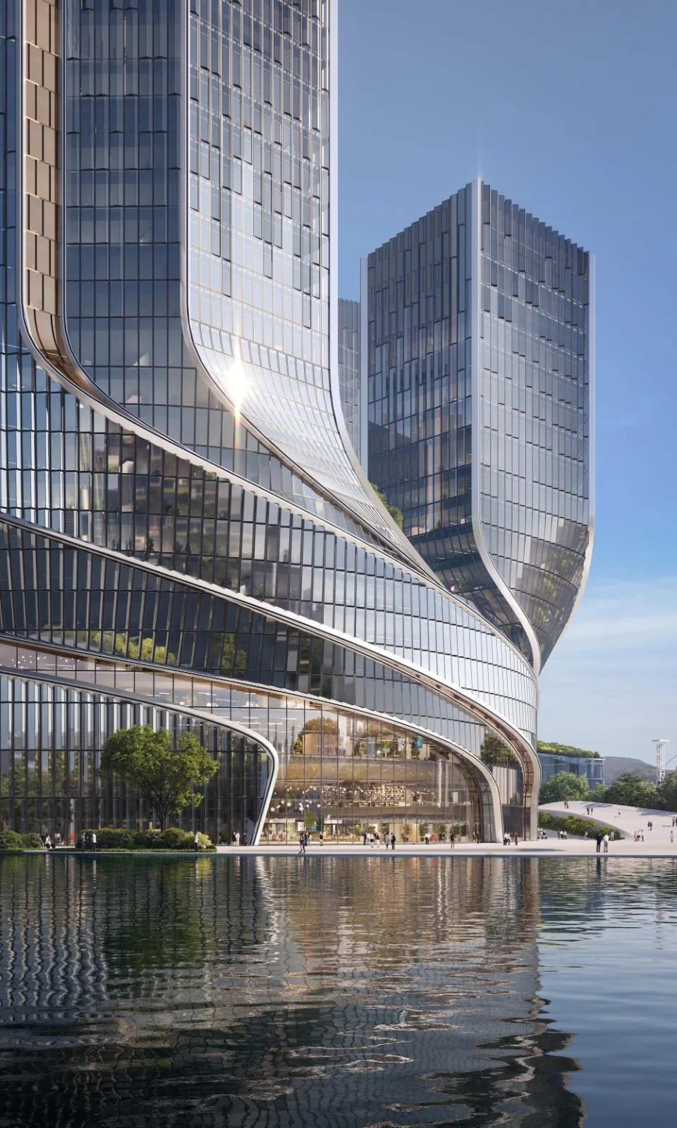 BIM Architecture | Spiral Building: Tencent Shenzhen New Headquarters Design Competition/Orel Shiren