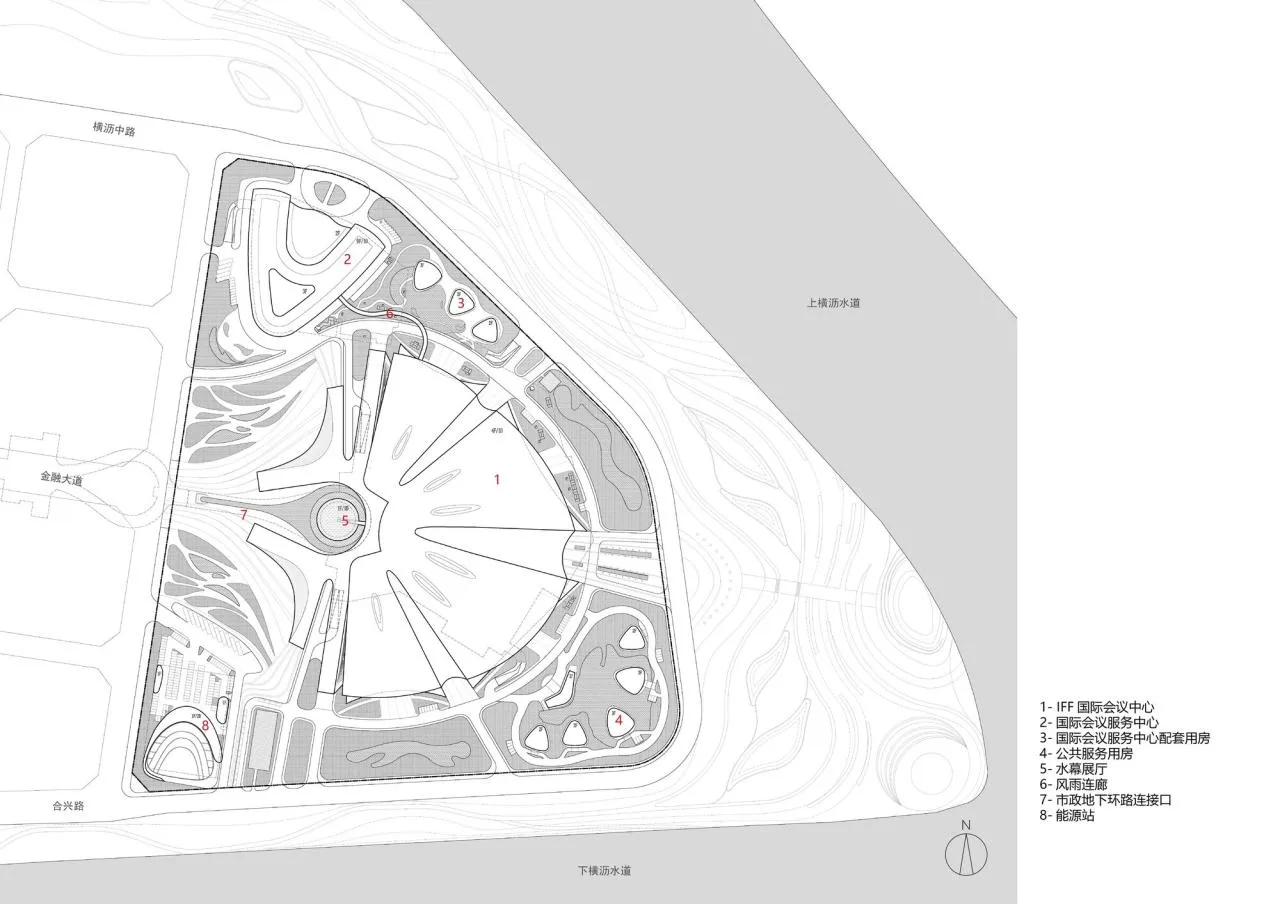 BIM Architecture | Nansha International Financial Forum (IFF) Permanent Venue/Tongji University Architectural Design and Research Institute