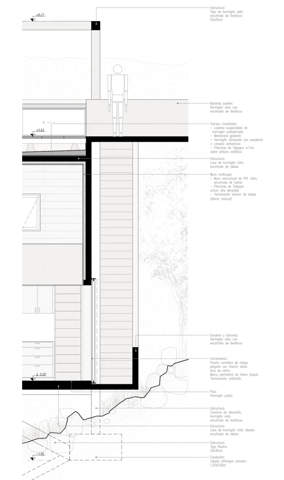 BIM Architecture | House at Heights/Agust í n Berzero+Manuel Gonzalez Veglia (Tectum arquitectura)