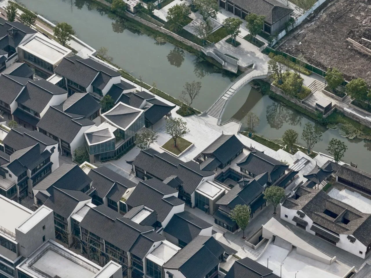 BIM Architecture | Xiangfu Bridge Traditional Style Block: Urban Revitalization and Block Revitalization/Goa Elephant Design