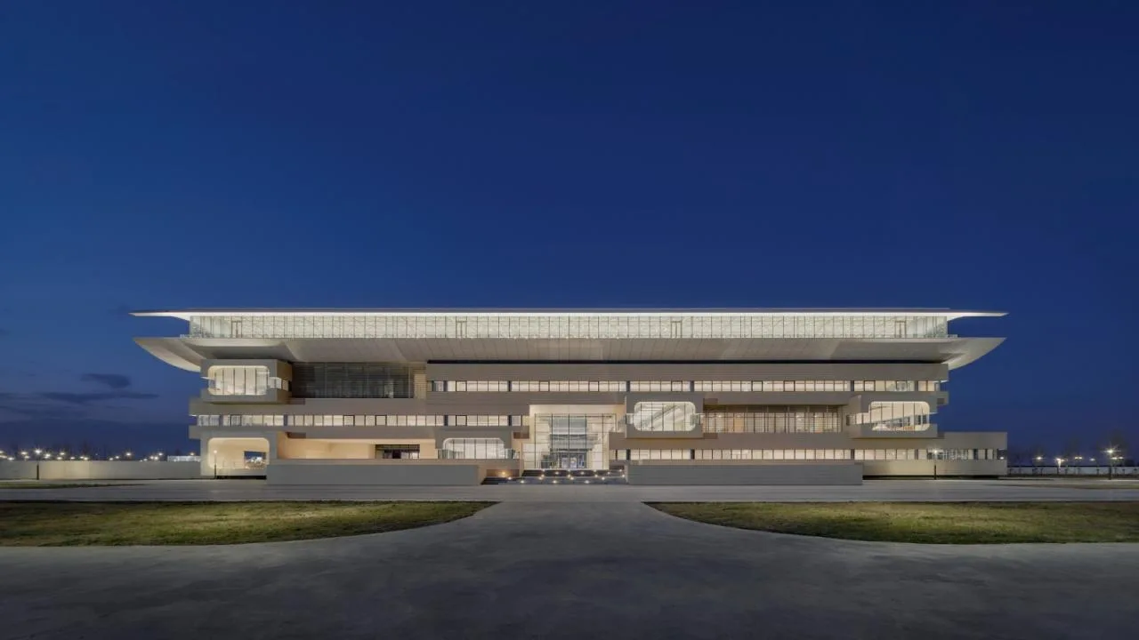 BIM Architecture | Civil Aviation University of China Ninghe Campus Library/Tongji Original Works Studio