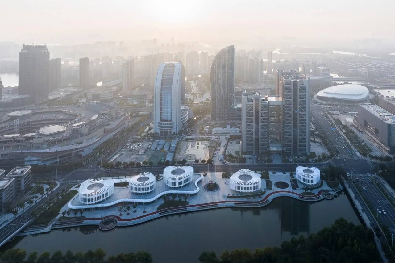 BIM Architecture | Orchid Pavilion: Jiuliudu Riverside Art District/UUA Architectural Firm