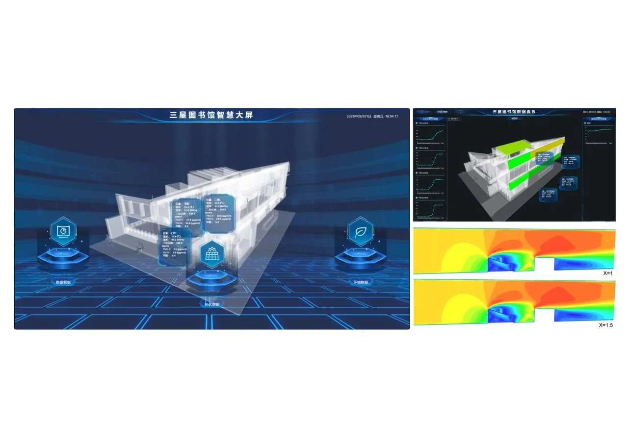 BIM Architecture | Shaanxi Hope Engineering Campus Library 2.0/Campus Architecture