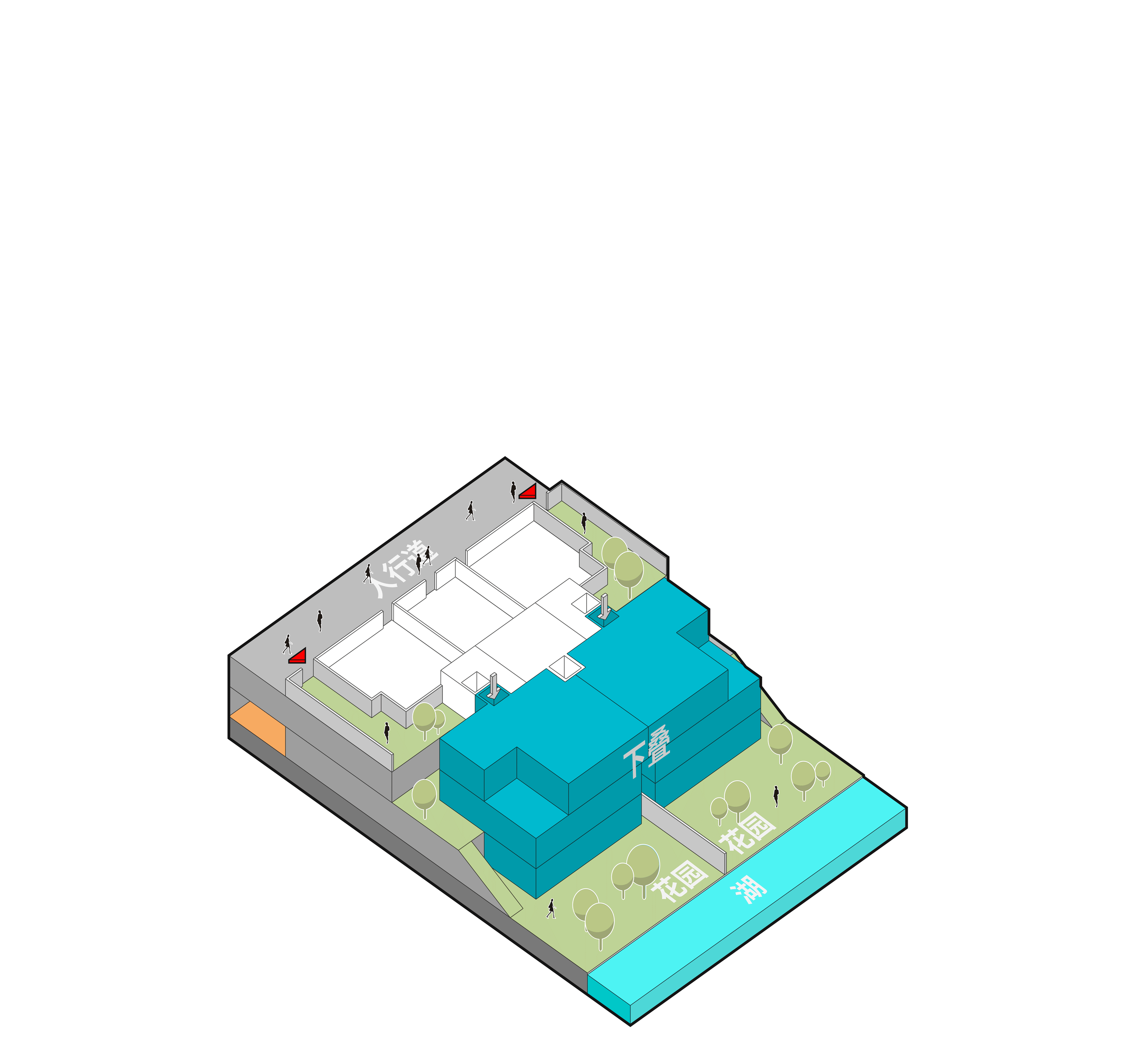 BIM Architecture | Chengdu Luhu Heishi Island: Vertical Five Linked Villas/Meng Fanhao Line+Architectural Firm