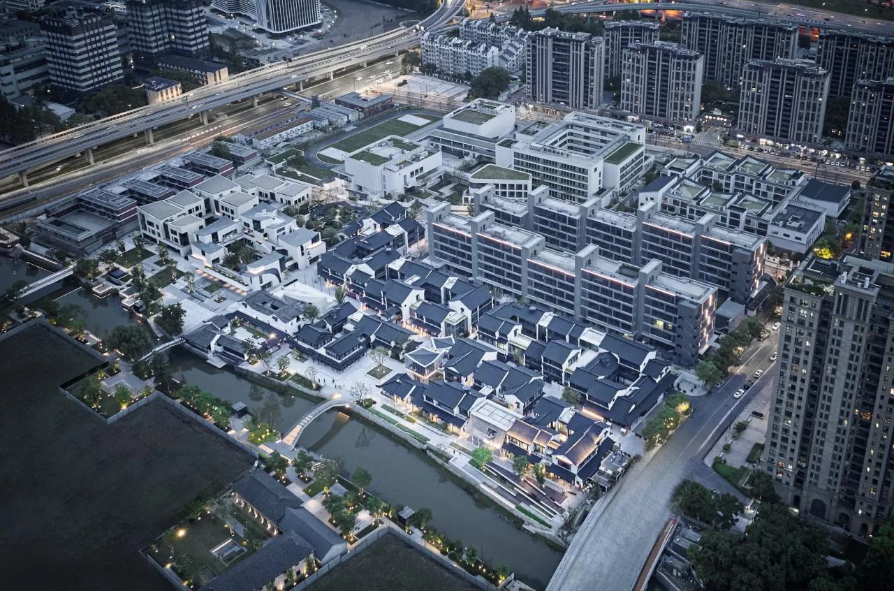 BIM Architecture | Xiangfu Bridge Traditional Style Block: Urban Revitalization and Block Revitalization/Goa Elephant Design