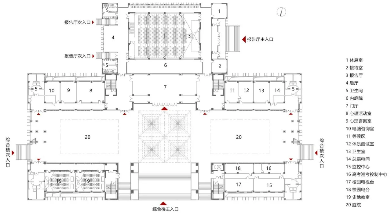 BIM Architecture | Shenmu Middle School Project/Chinese Academy of Sciences Architectural Design and Research Institute Co., Ltd