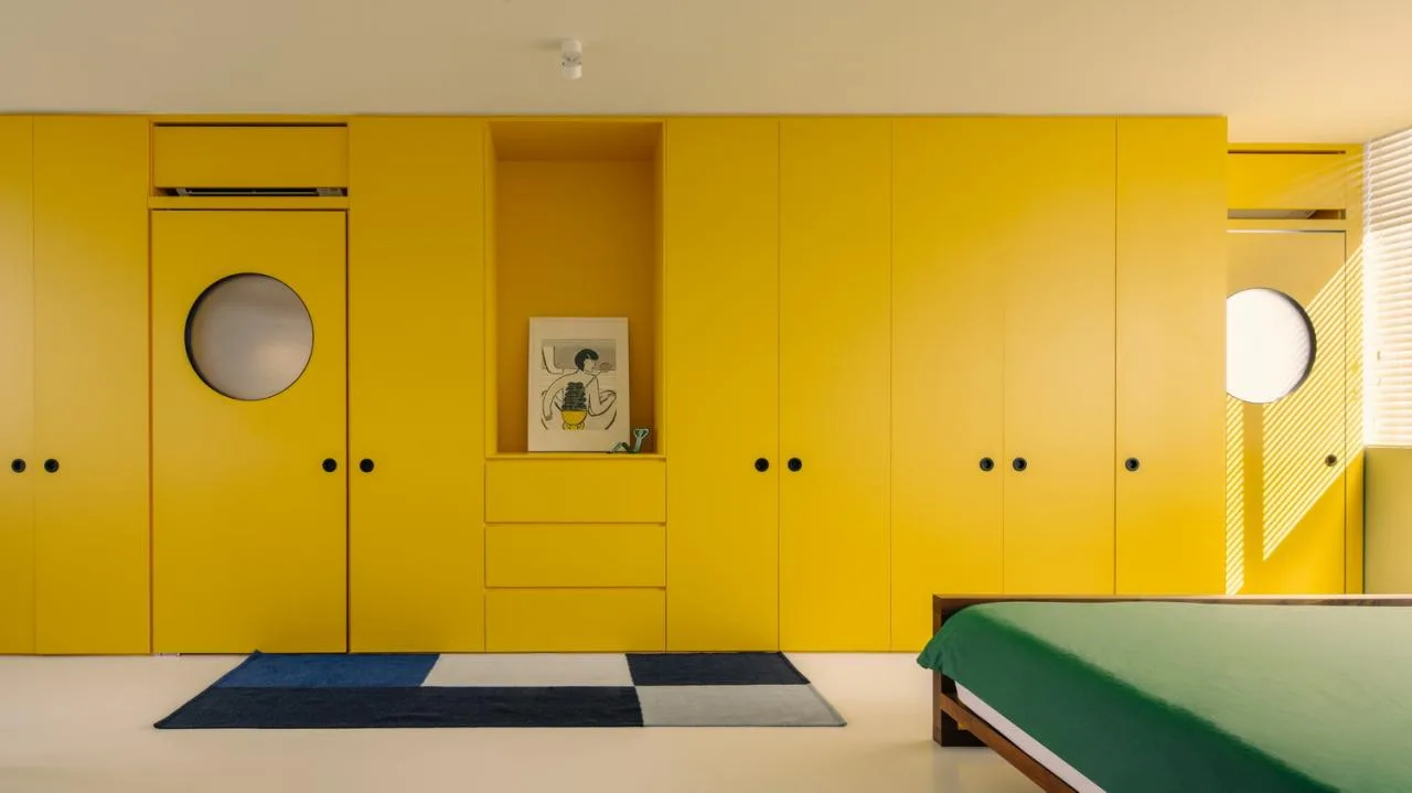 BIM Architecture | Home of Vibrant Colors: Renovation of Brutalist Apartments/SPARK in Singapore