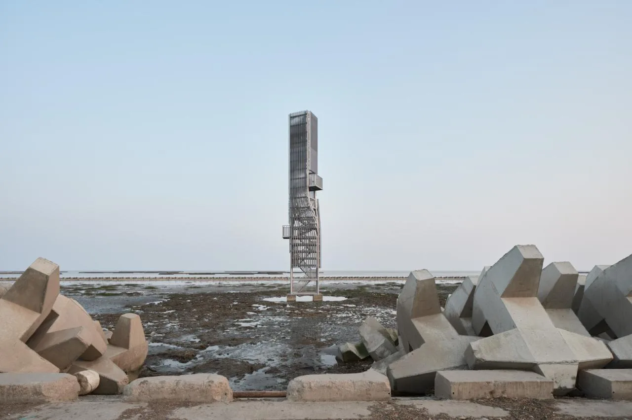 BIM Architecture | Twisted Tower and Spiral Station, Ecological Infrastructure/HCCH Dust Collection Building in Shanghai's Offshore Environment
