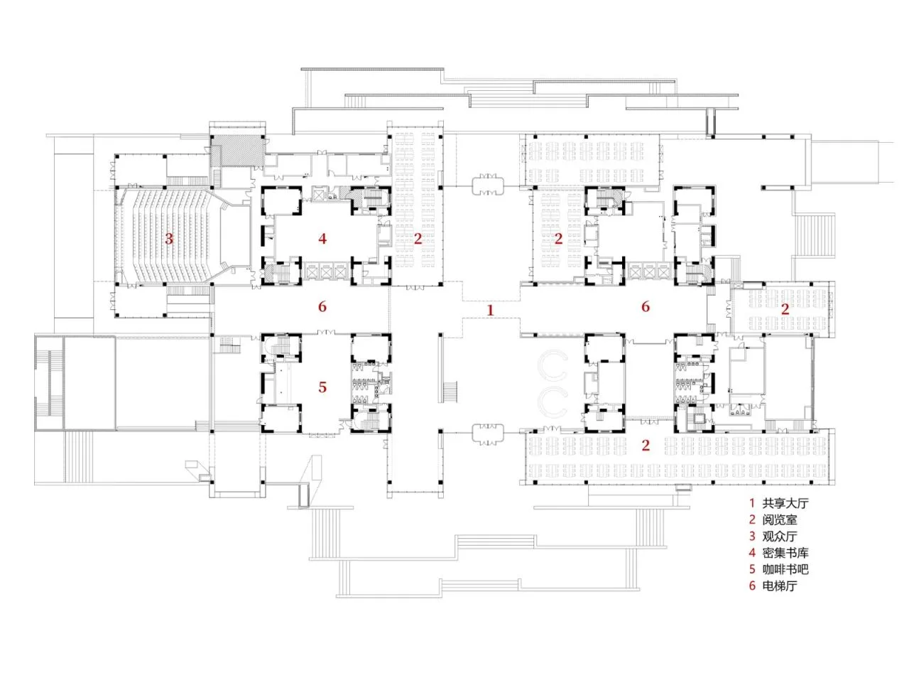 BIM Architecture | Civil Aviation University of China Ninghe Campus Library/Tongji Original Works Studio