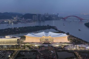 BIM Architecture for Nansha International Financial Forum Permanent Venue by Tongji University Design Institute-BIM WORLD