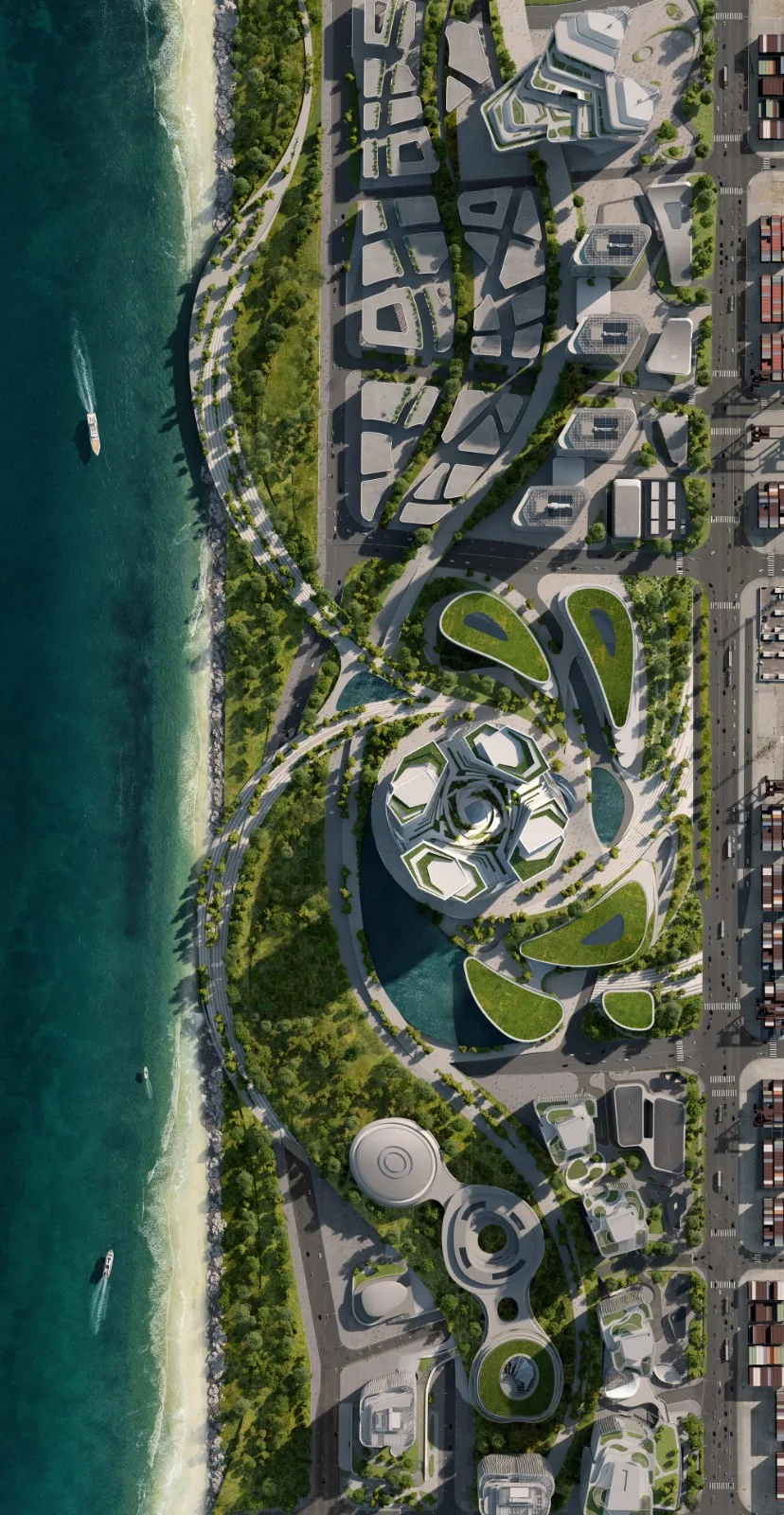 BIM Architecture | Spiral Building: Tencent Shenzhen New Headquarters Design Competition/Orel Shiren