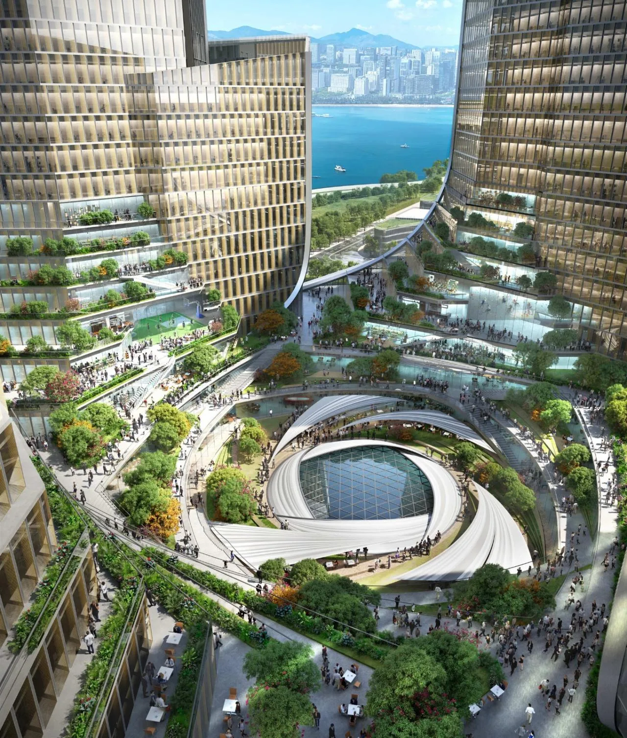 BIM Architecture | Spiral Building: Tencent Shenzhen New Headquarters Design Competition/Orel Shiren