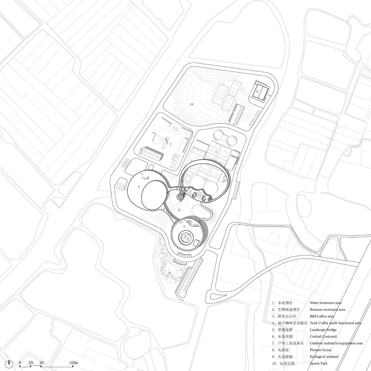 BIM Architecture | Yixing Urban Sewage Resource Concept Factory/Tsinghua Institute Supu Studio