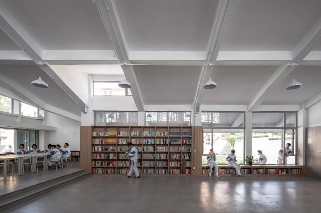 BIM Architecture | Shaanxi Hope Engineering Campus Library 2.0/Campus Architecture