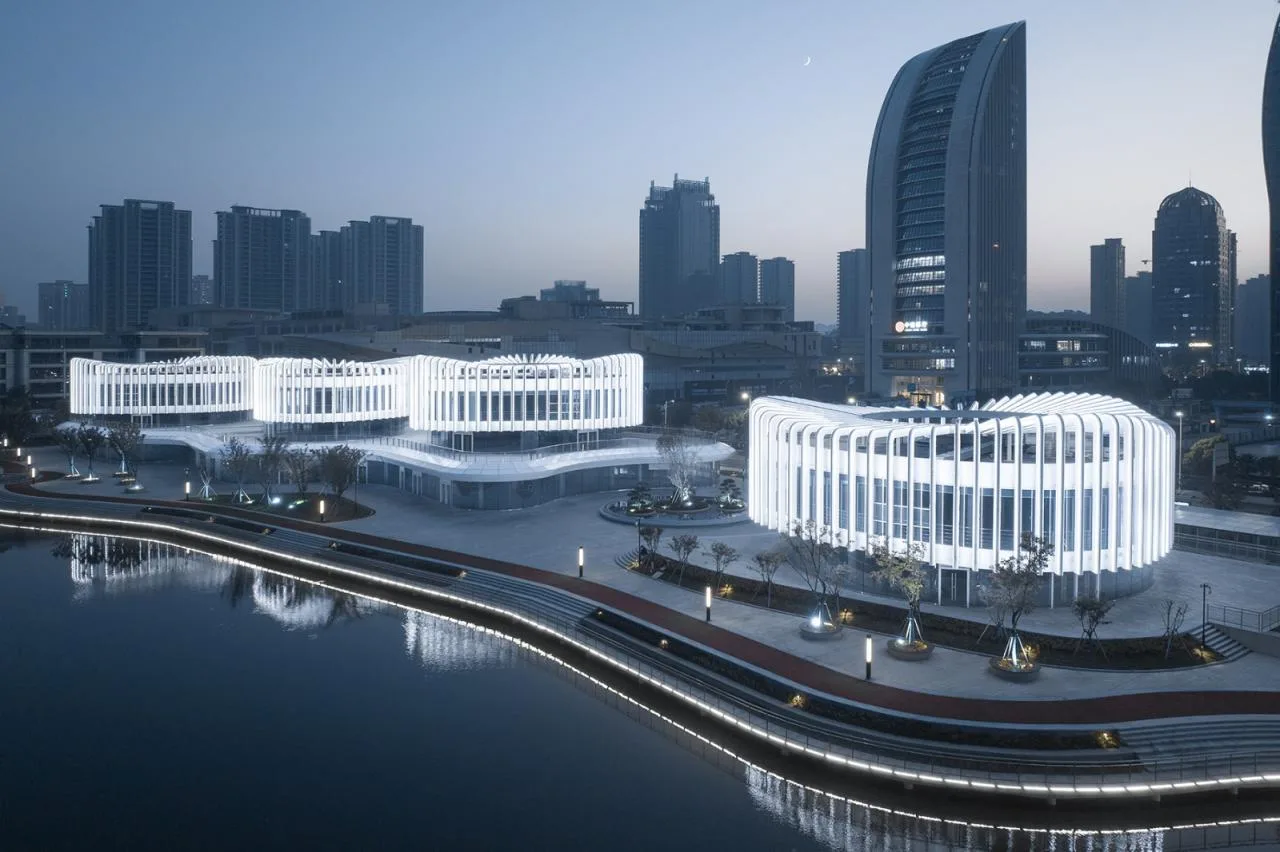 BIM Architecture | Orchid Pavilion: Jiuliudu Riverside Art District/UUA Architectural Firm