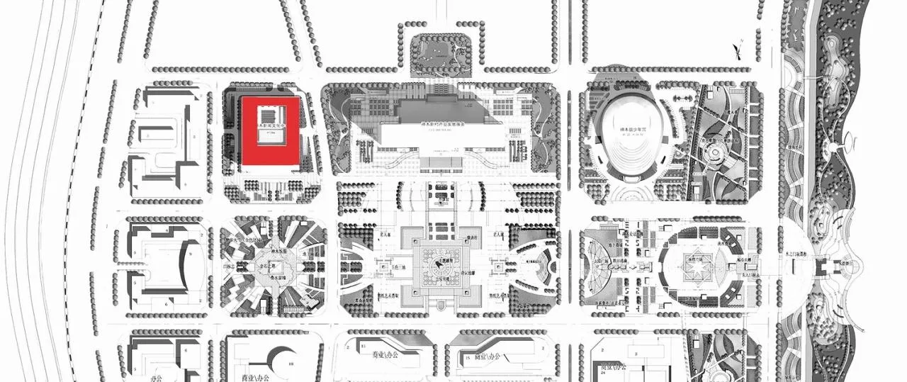 BIM Architecture | Shenmu News and Culture Center/Chinese Academy of Sciences Architectural Design and Research Institute Co., Ltd