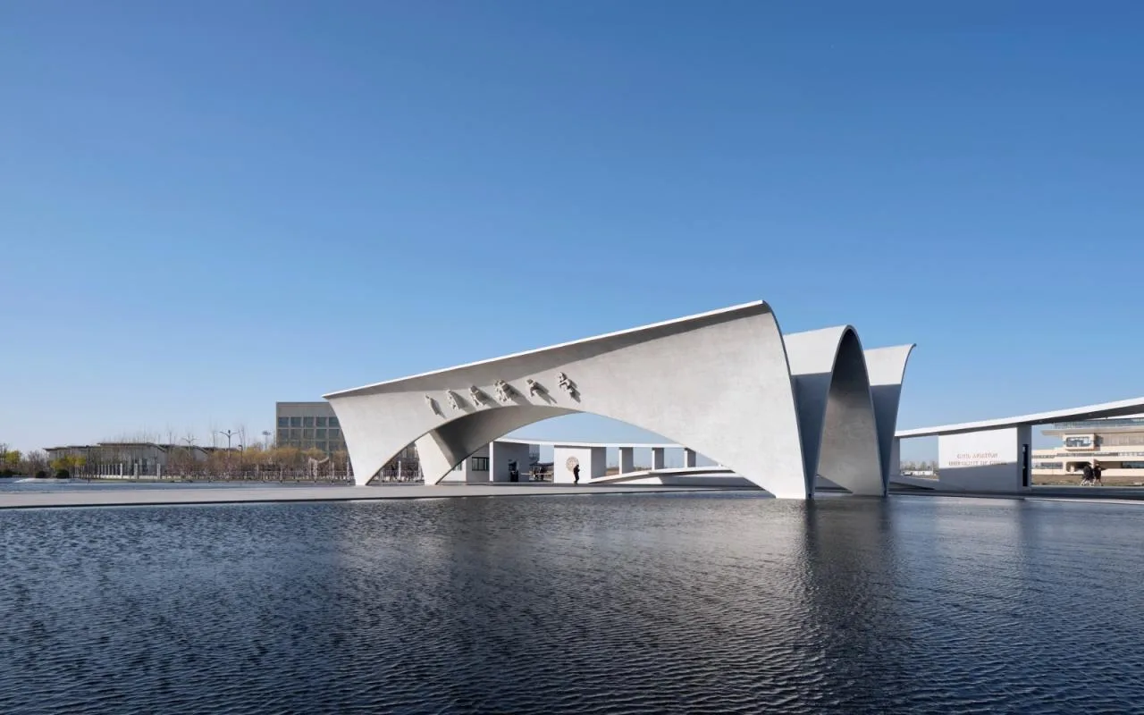 BIM Architecture | Civil Aviation University of China Ninghe Campus Library/Tongji Original Works Studio