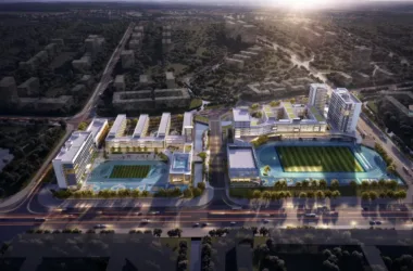 BIM Architecture and Sustainable Design: Shunde Midea School Phase II, Affiliated with East China Normal University by Ruizhu Tianyuan-BIM WORLD