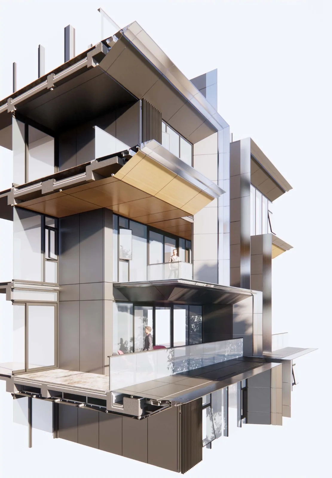 BIM Architecture | Chengdu Luhu Heishi Island: Vertical Five Linked Villas/Meng Fanhao Line+Architectural Firm