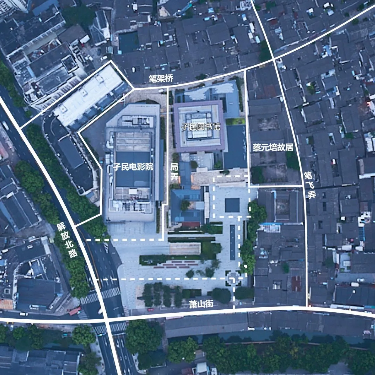 BIM Architecture | Cai Yuanpei Square and Zhimin Library/Zhejiang University Architectural Design and Research Institute