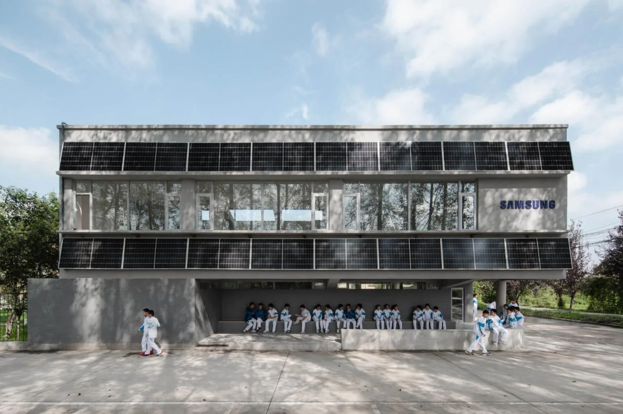 BIM Architecture | Shaanxi Hope Engineering Campus Library 2.0/Campus Architecture