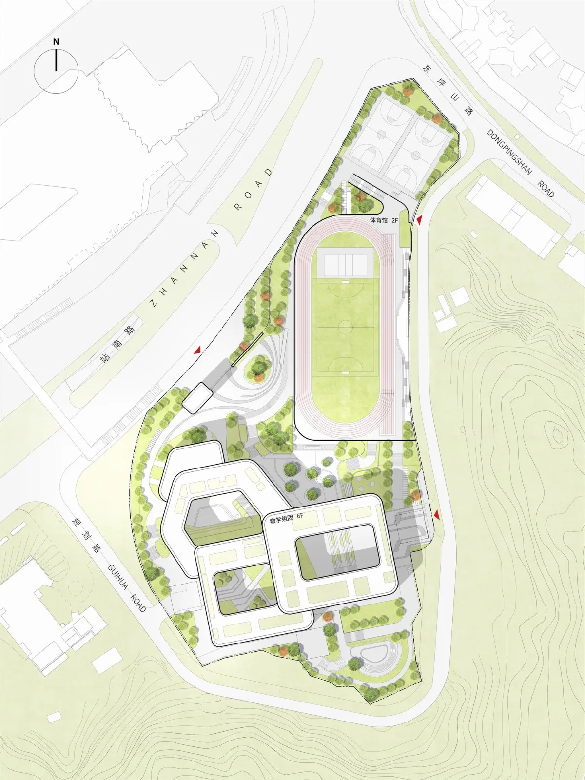BIM Architecture | Xiamen Jinbang Primary School/Xiamen Helidao Engineering Design Institute Unified Architecture Studio