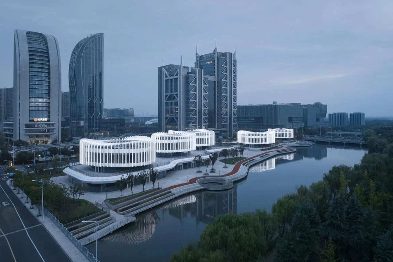 BIM Architecture | Orchid Pavilion: Jiuliudu Riverside Art District/UUA Architectural Firm