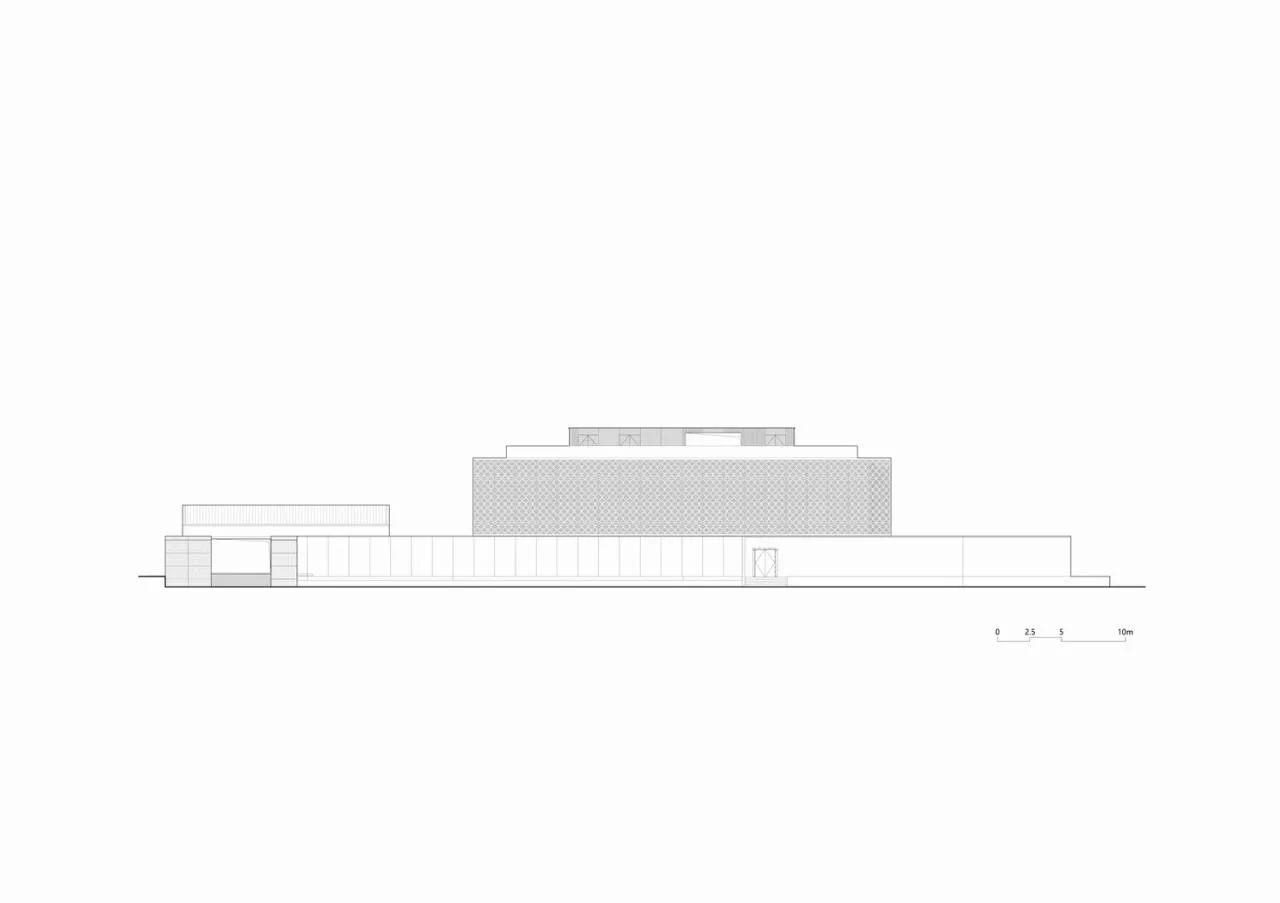East elevation of Zhimin Library